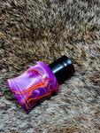 Custom Predator Call - Purple - Orange Acrylic Closed Reed Distress Call