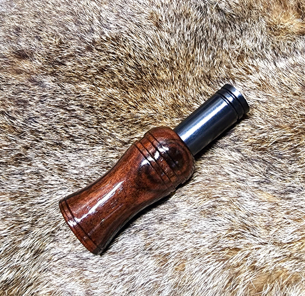 Custom Predator Call - Walnut wood distress call - Rabbit and Chicken Distress