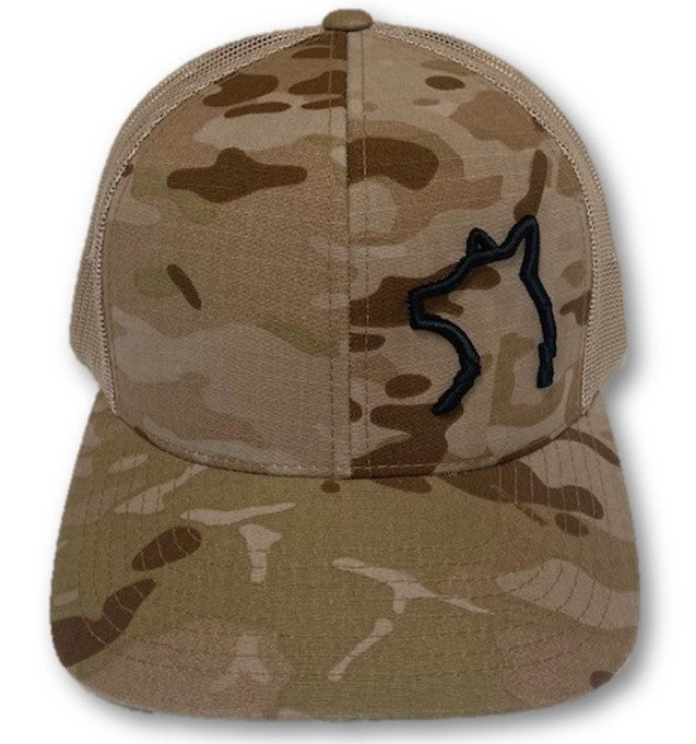 Mulitcam / Khaki  Desert Hat