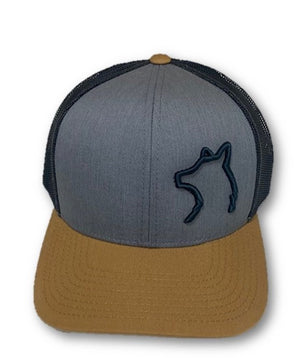 Tri-Color Trucker Mesh Snapback